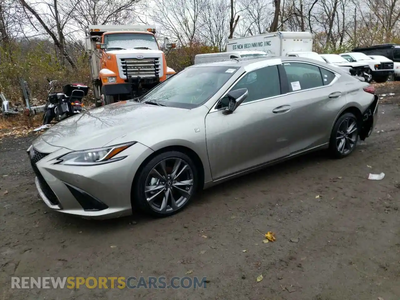 2 Photograph of a damaged car 58AGZ1B12MU108378 LEXUS ES350 2021