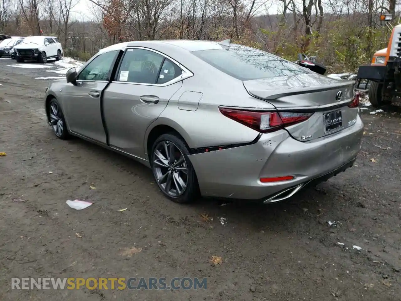 3 Photograph of a damaged car 58AGZ1B12MU108378 LEXUS ES350 2021