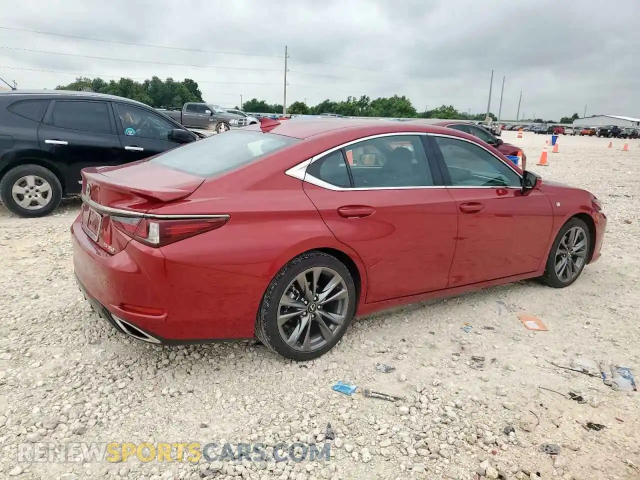3 Photograph of a damaged car 58AGZ1B13MU089694 LEXUS ES350 2021