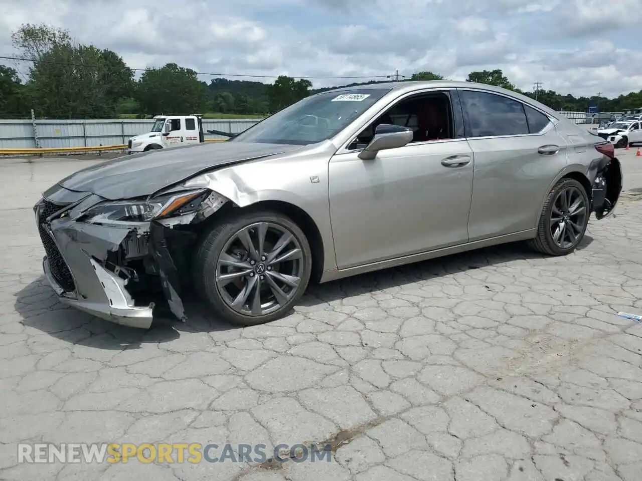 1 Photograph of a damaged car 58AGZ1B13MU109135 LEXUS ES350 2021