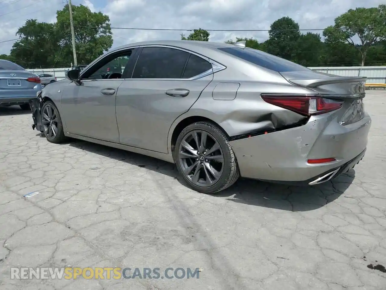 2 Photograph of a damaged car 58AGZ1B13MU109135 LEXUS ES350 2021