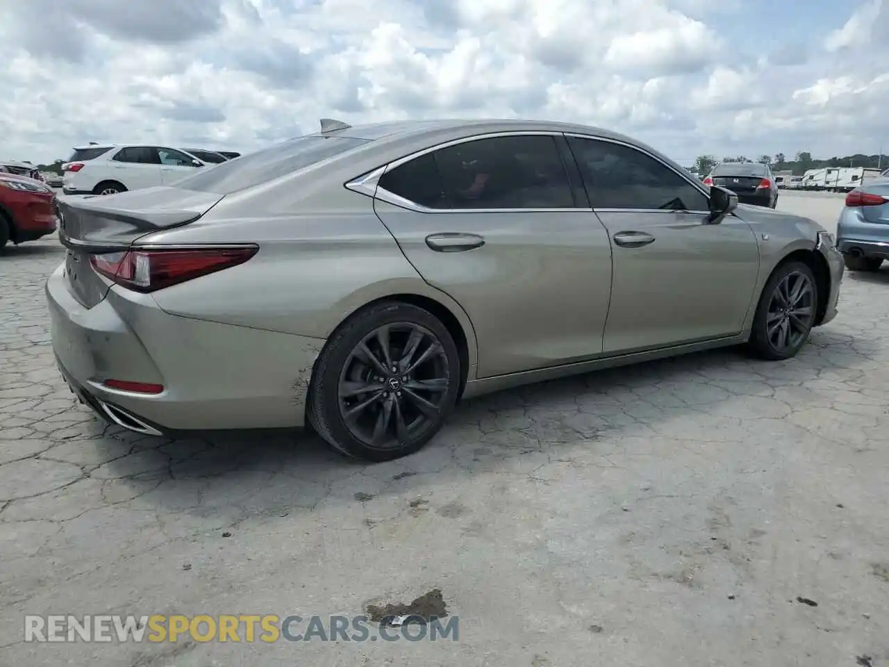 3 Photograph of a damaged car 58AGZ1B13MU109135 LEXUS ES350 2021