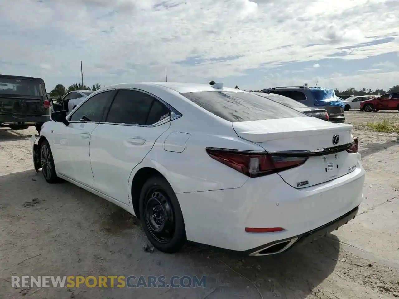 3 Photograph of a damaged car 58AGZ1B14MU108687 LEXUS ES350 2021