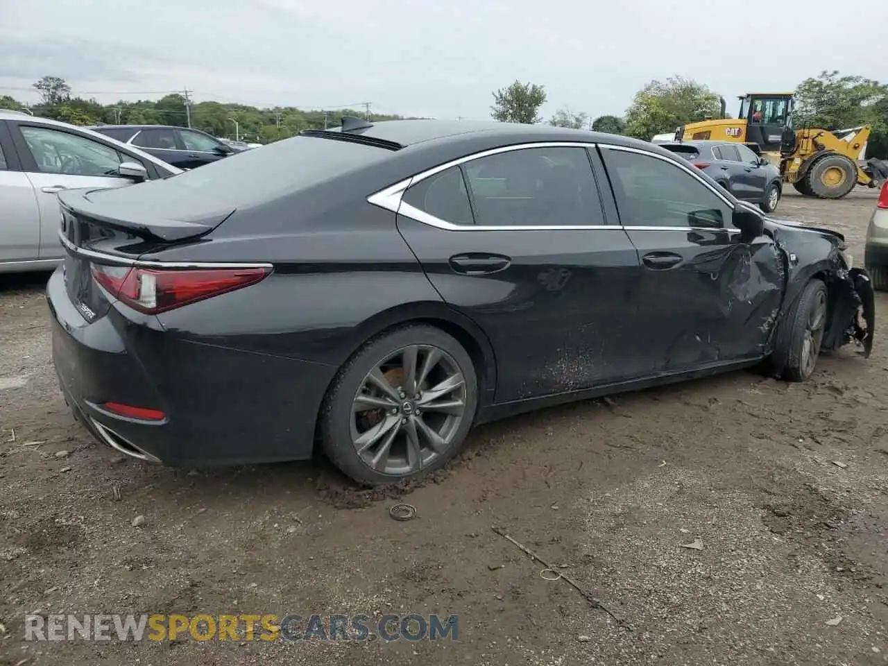 3 fotografías del automóvil dañado 58AGZ1B16MU089754 LEXUS ES350 2021