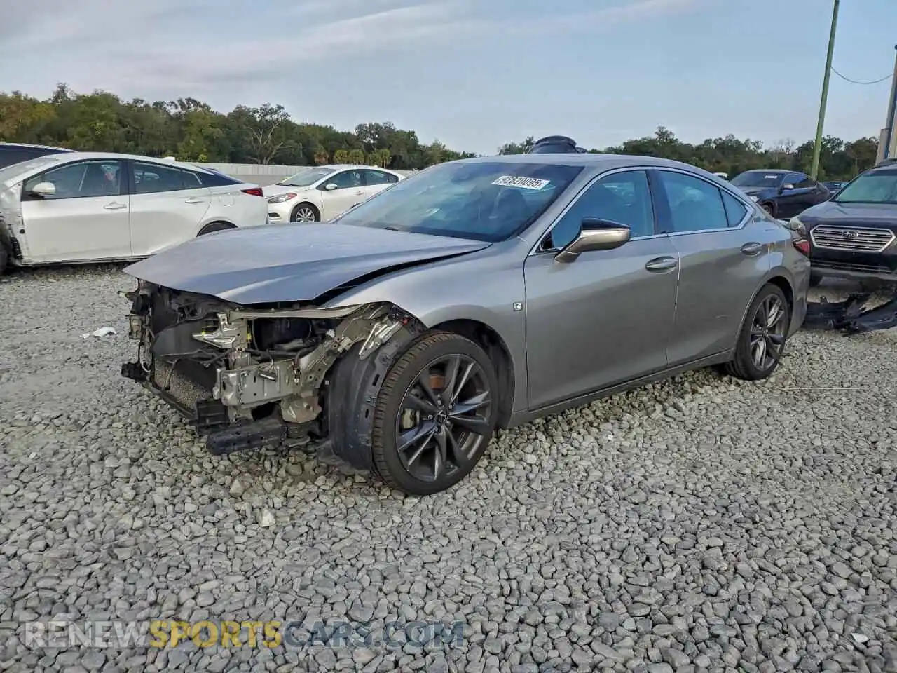 1 Photograph of a damaged car 58AGZ1B16MU107086 LEXUS ES350 2021