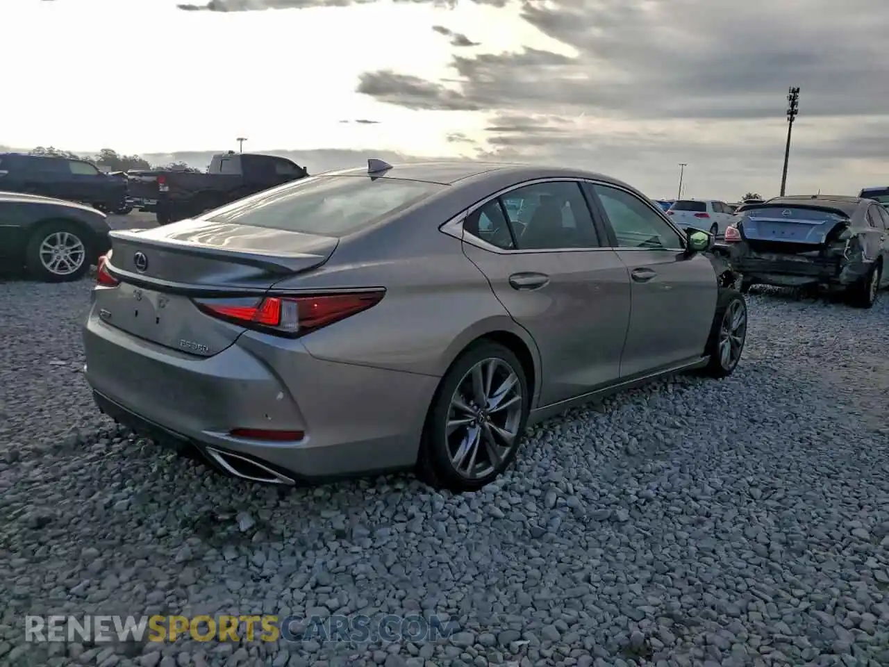 3 Photograph of a damaged car 58AGZ1B16MU107086 LEXUS ES350 2021