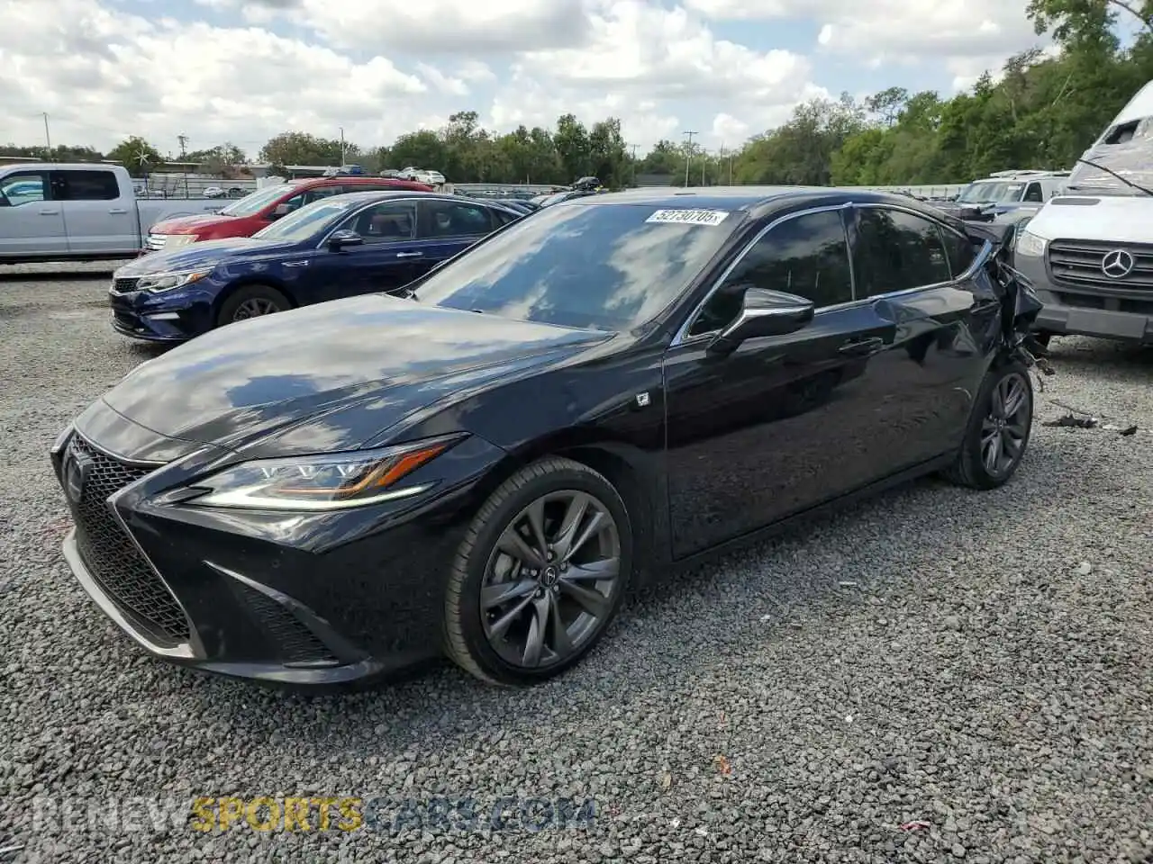 1 fotografías del automóvil dañado 58AGZ1B18MU090226 LEXUS ES350 2021