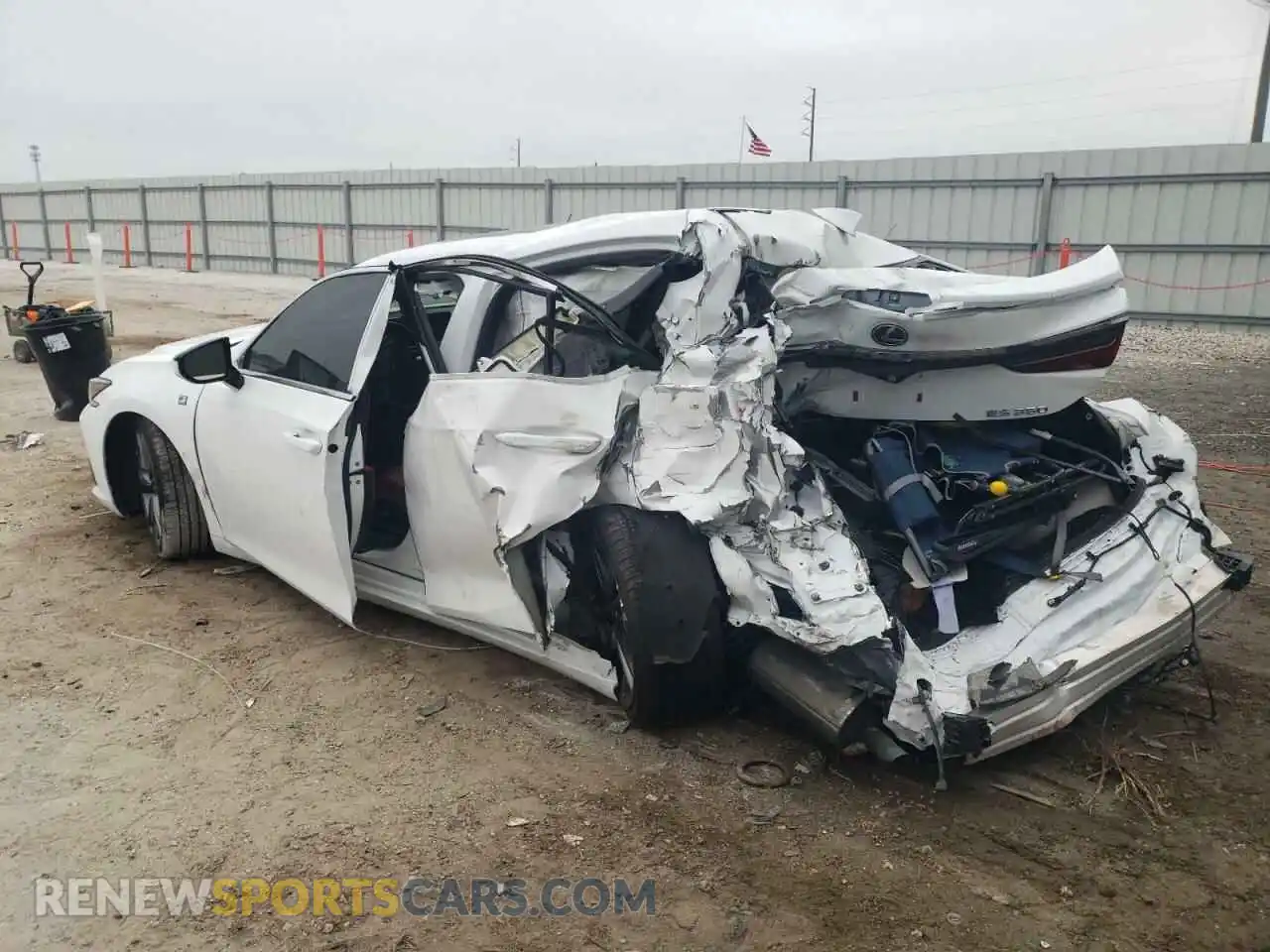 2 Photograph of a damaged car 58AGZ1B18MU102472 LEXUS ES350 2021