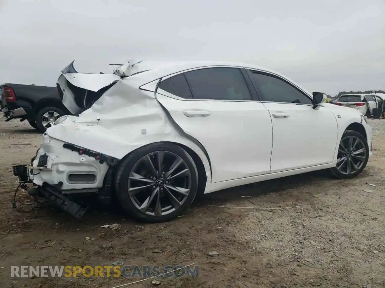 3 Photograph of a damaged car 58AGZ1B18MU102472 LEXUS ES350 2021