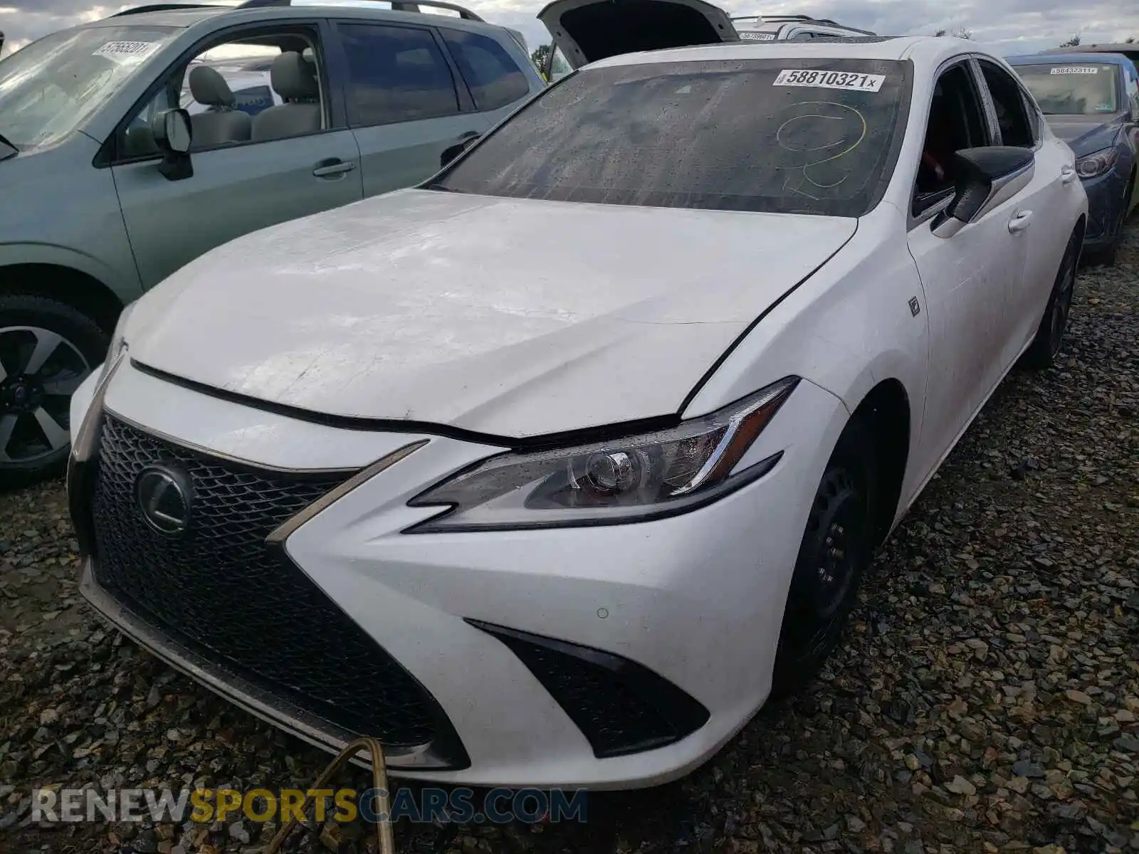 2 Фотография поврежденного автомобиля 58AGZ1B19MU085326 LEXUS ES350 2021