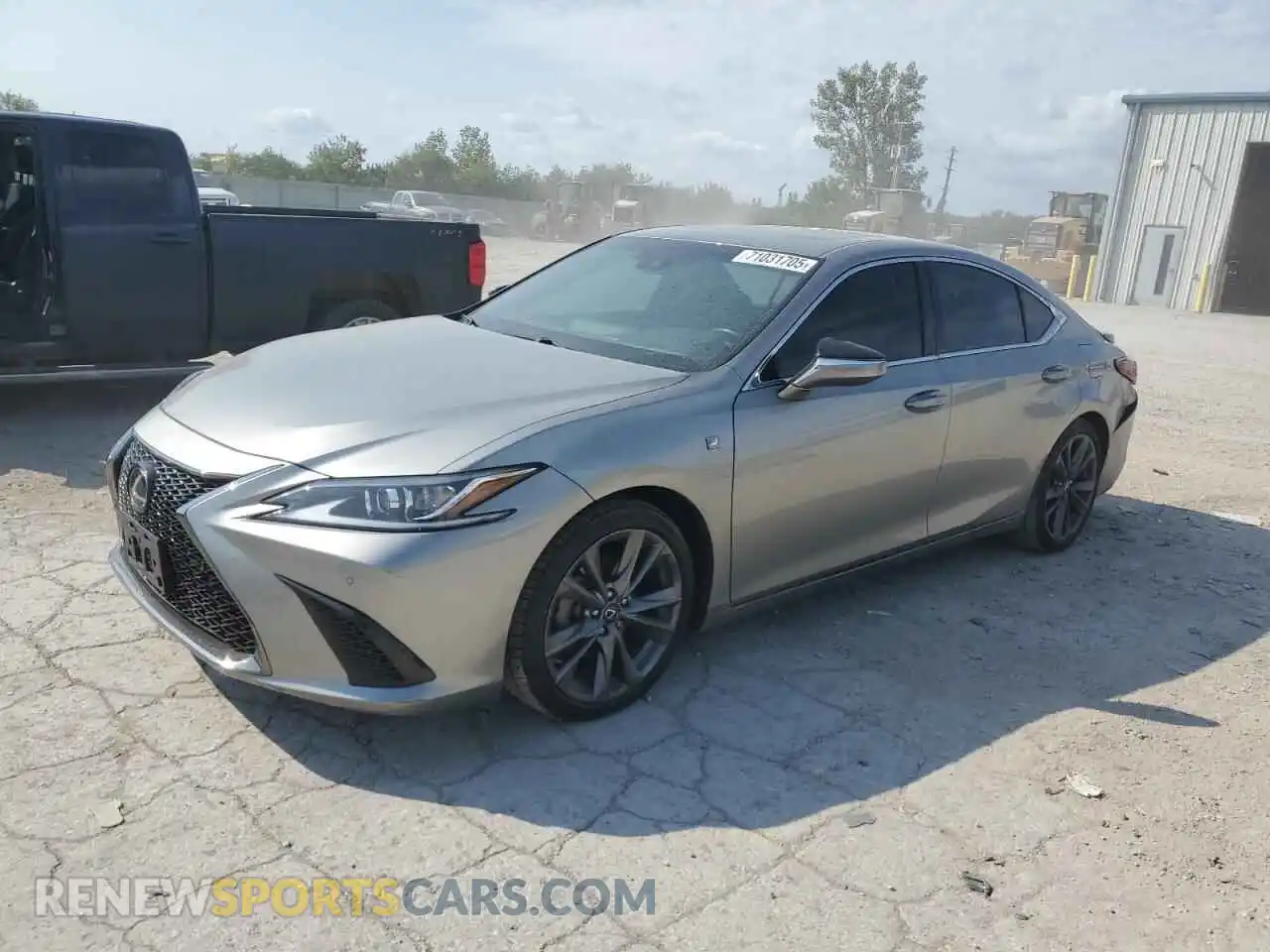 1 Photograph of a damaged car 58AGZ1B19MU086654 LEXUS ES350 2021