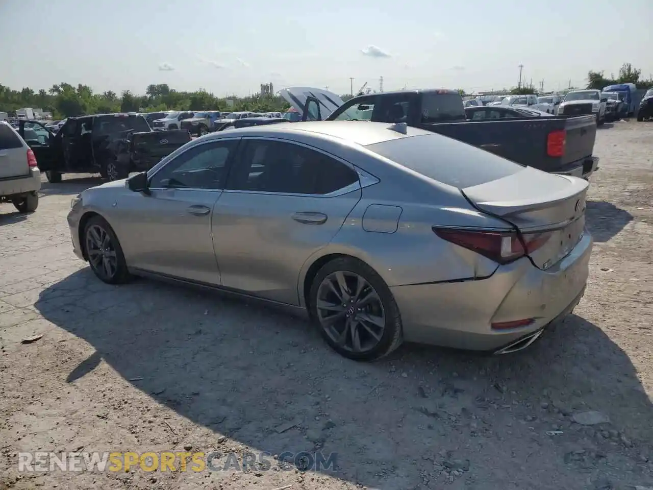 2 Photograph of a damaged car 58AGZ1B19MU086654 LEXUS ES350 2021