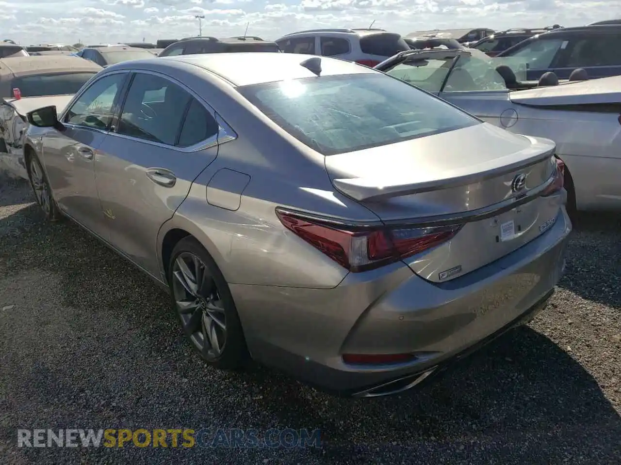 3 Photograph of a damaged car 58AGZ1B19MU089960 LEXUS ES350 2021