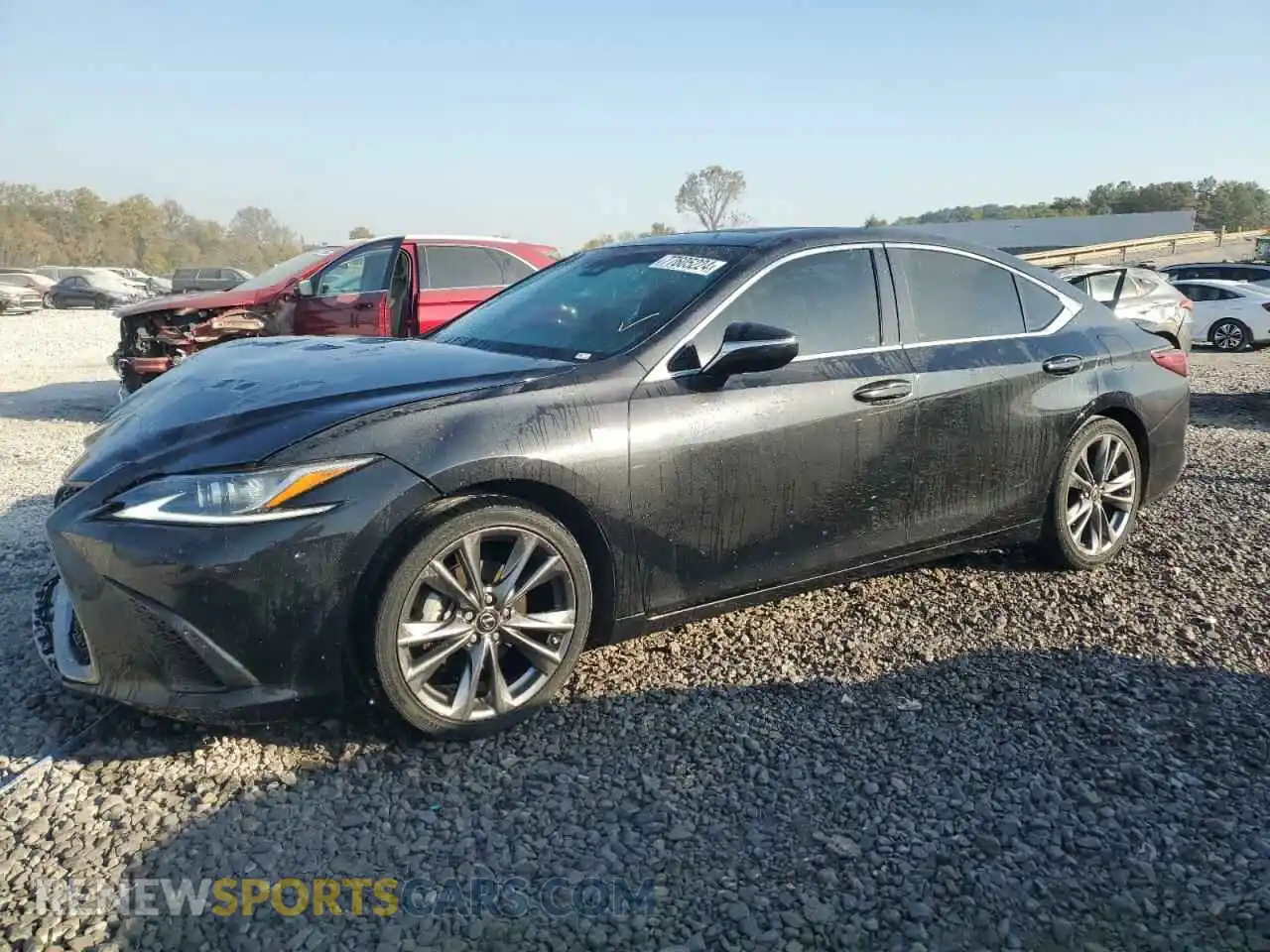 1 Photograph of a damaged car 58AGZ1B1XMU092415 LEXUS ES350 2021
