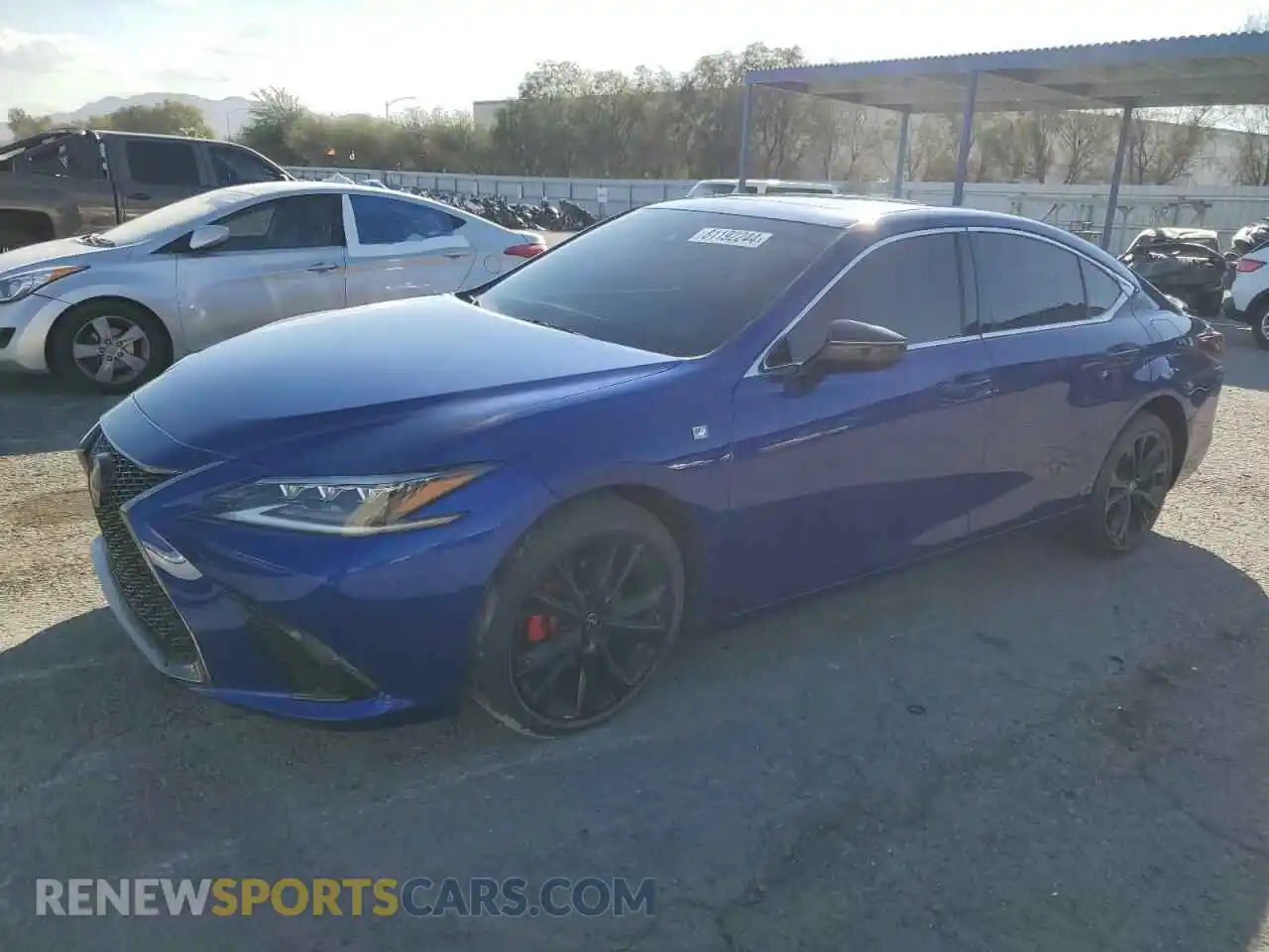 1 Photograph of a damaged car 58AHZ1B11MU089648 LEXUS ES350 2021