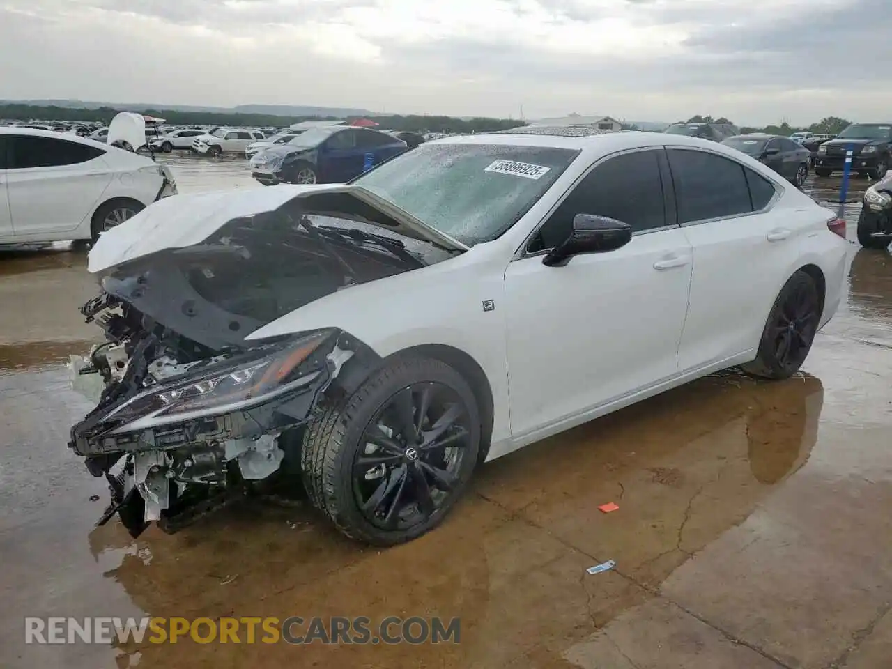 1 Photograph of a damaged car 58AHZ1B11MU103063 LEXUS ES350 2021