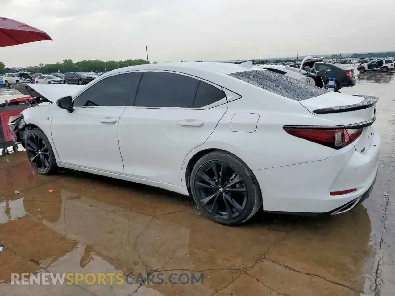 2 Photograph of a damaged car 58AHZ1B11MU103063 LEXUS ES350 2021