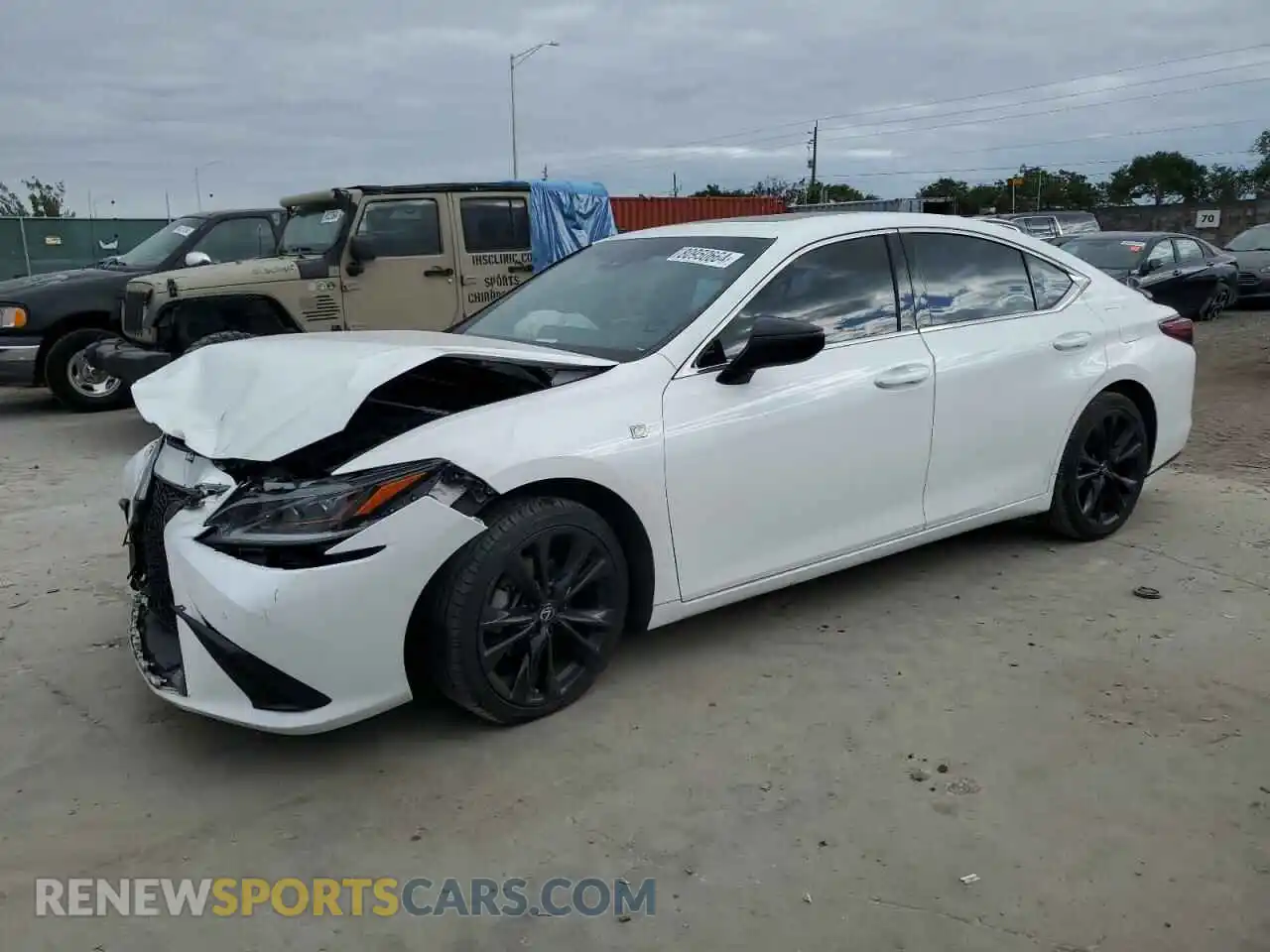 1 Photograph of a damaged car 58AHZ1B12MU104576 LEXUS ES350 2021