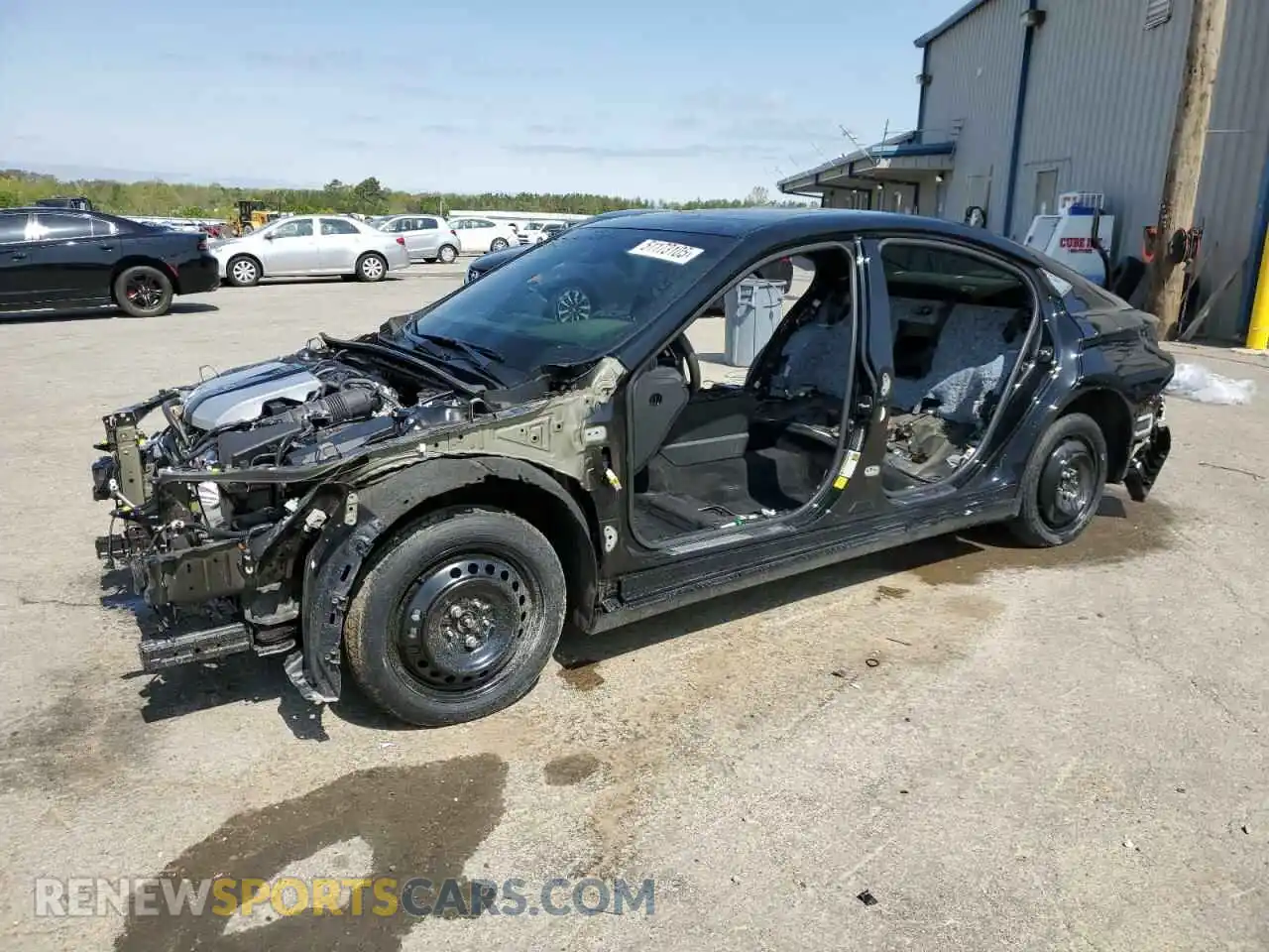 1 Photograph of a damaged car 58AHZ1B15MU081763 LEXUS ES350 2021