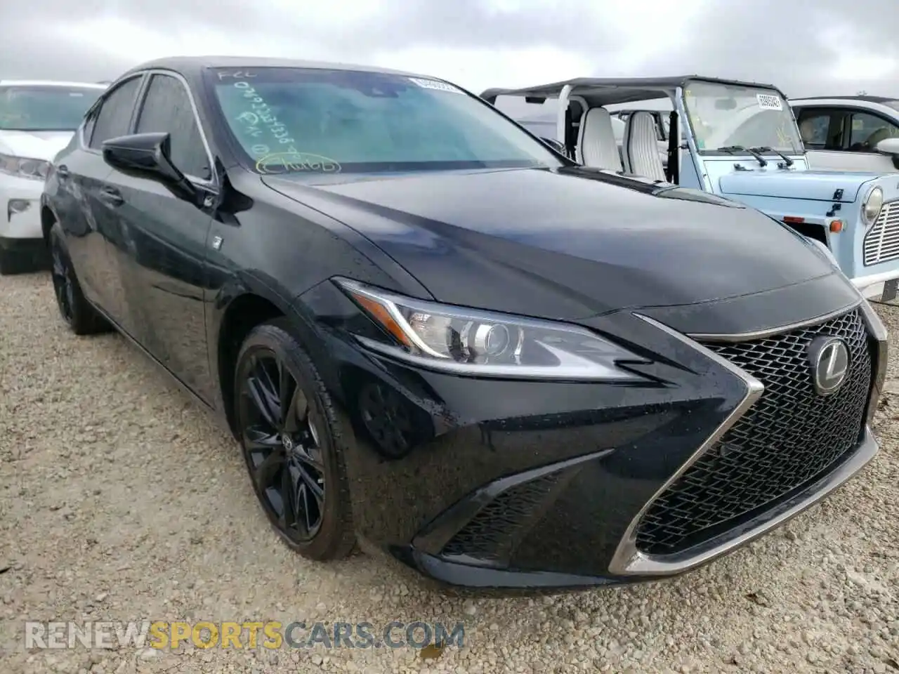 1 Photograph of a damaged car 58AHZ1B17MU094997 LEXUS ES350 2021
