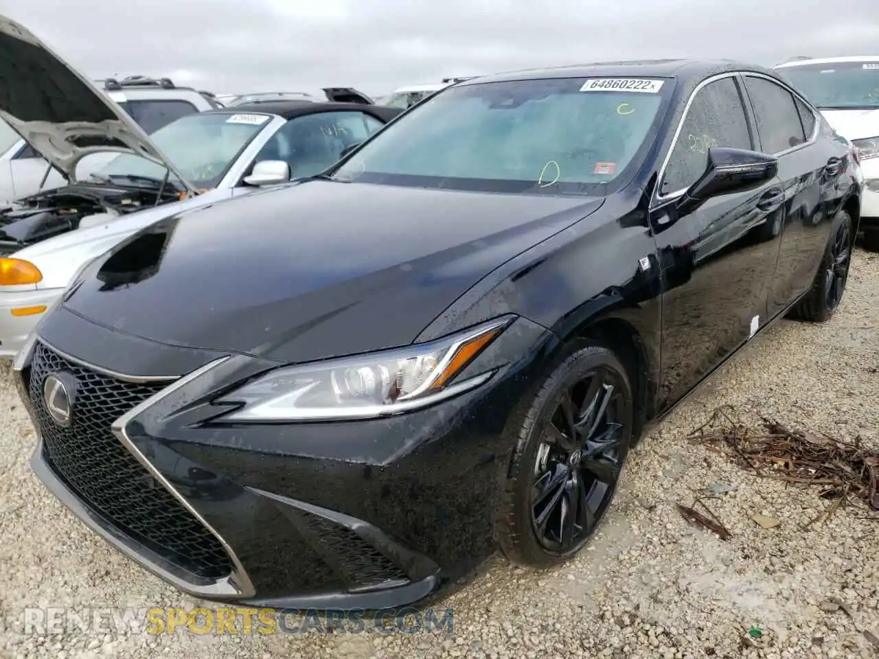 2 Photograph of a damaged car 58AHZ1B17MU094997 LEXUS ES350 2021