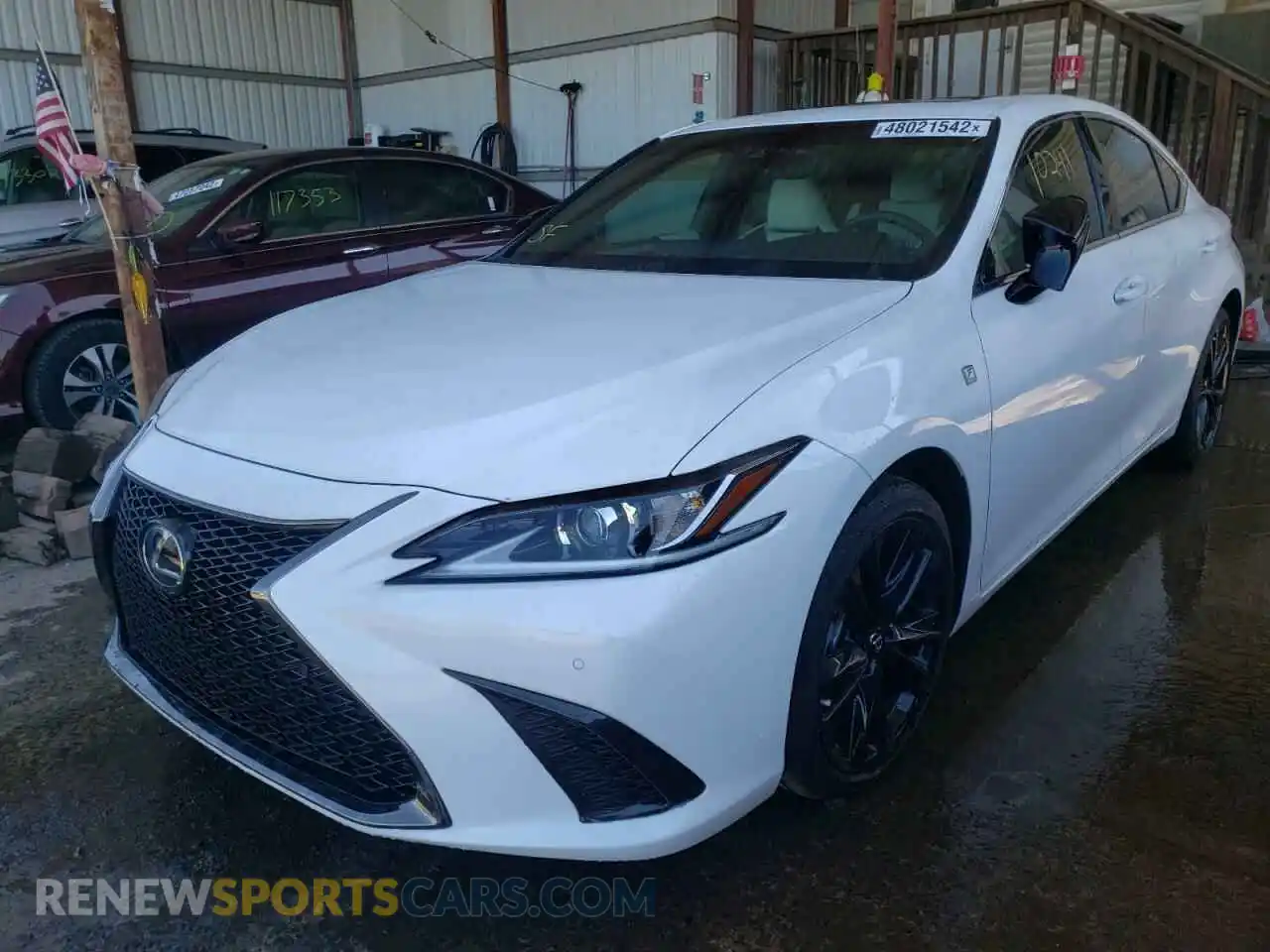 2 Photograph of a damaged car 58AHZ1B19MU093608 LEXUS ES350 2021