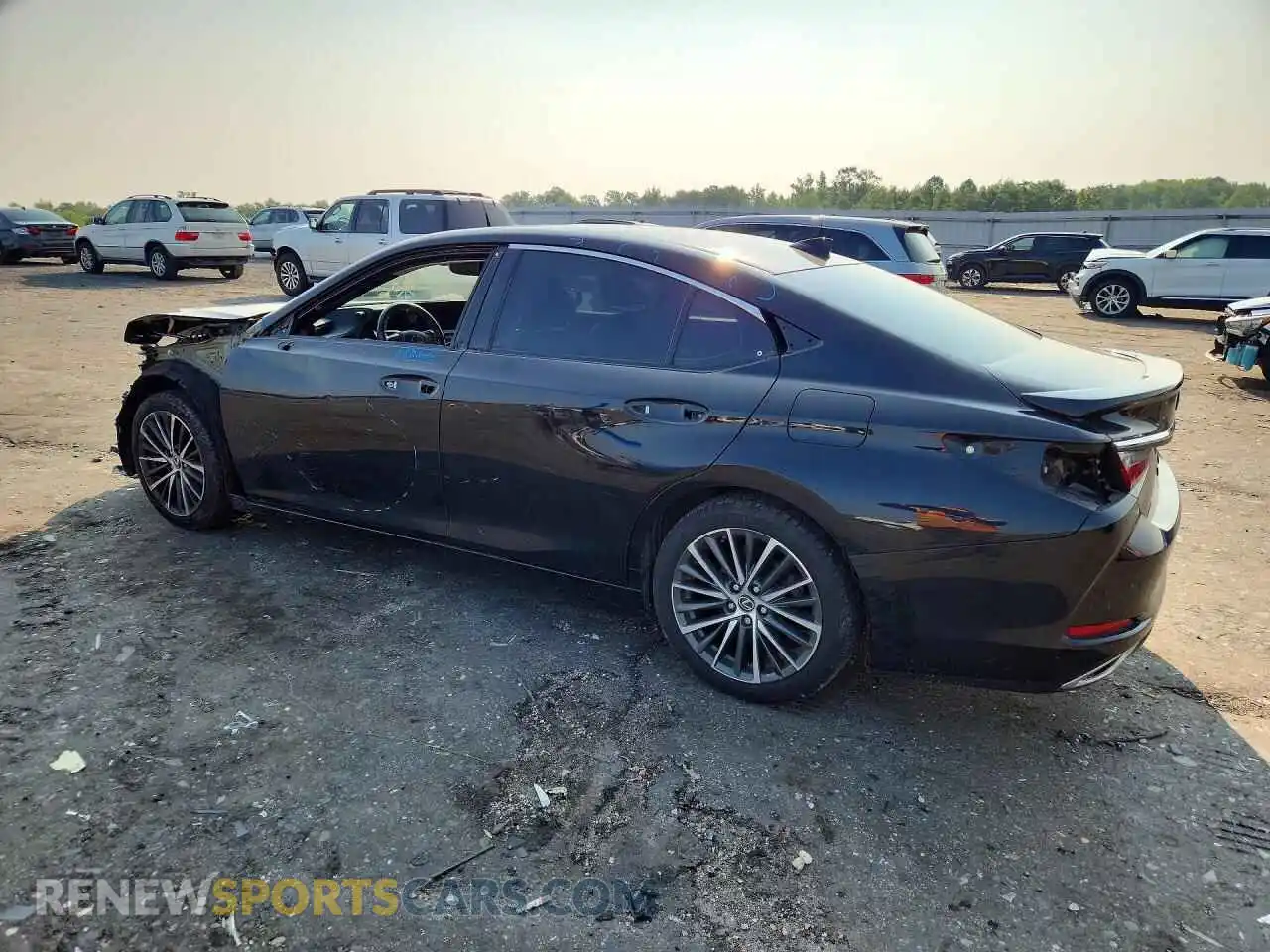 2 fotografías del automóvil dañado 58ADZ1B10NU130092 LEXUS ES350 2022