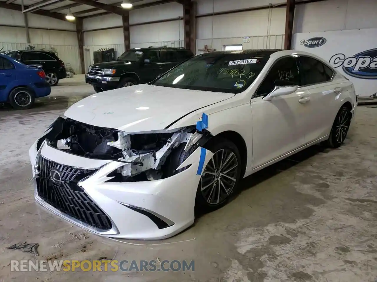 2 Photograph of a damaged car 58ADZ1B13NU116882 LEXUS ES350 2022