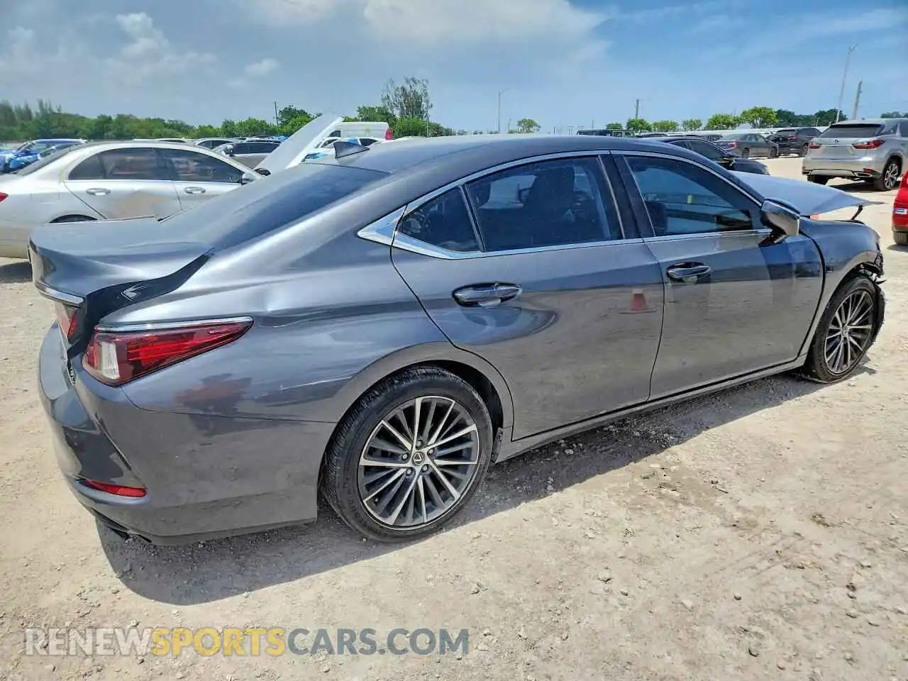 3 fotografías del automóvil dañado 58ADZ1B18NU117087 LEXUS ES350 2022