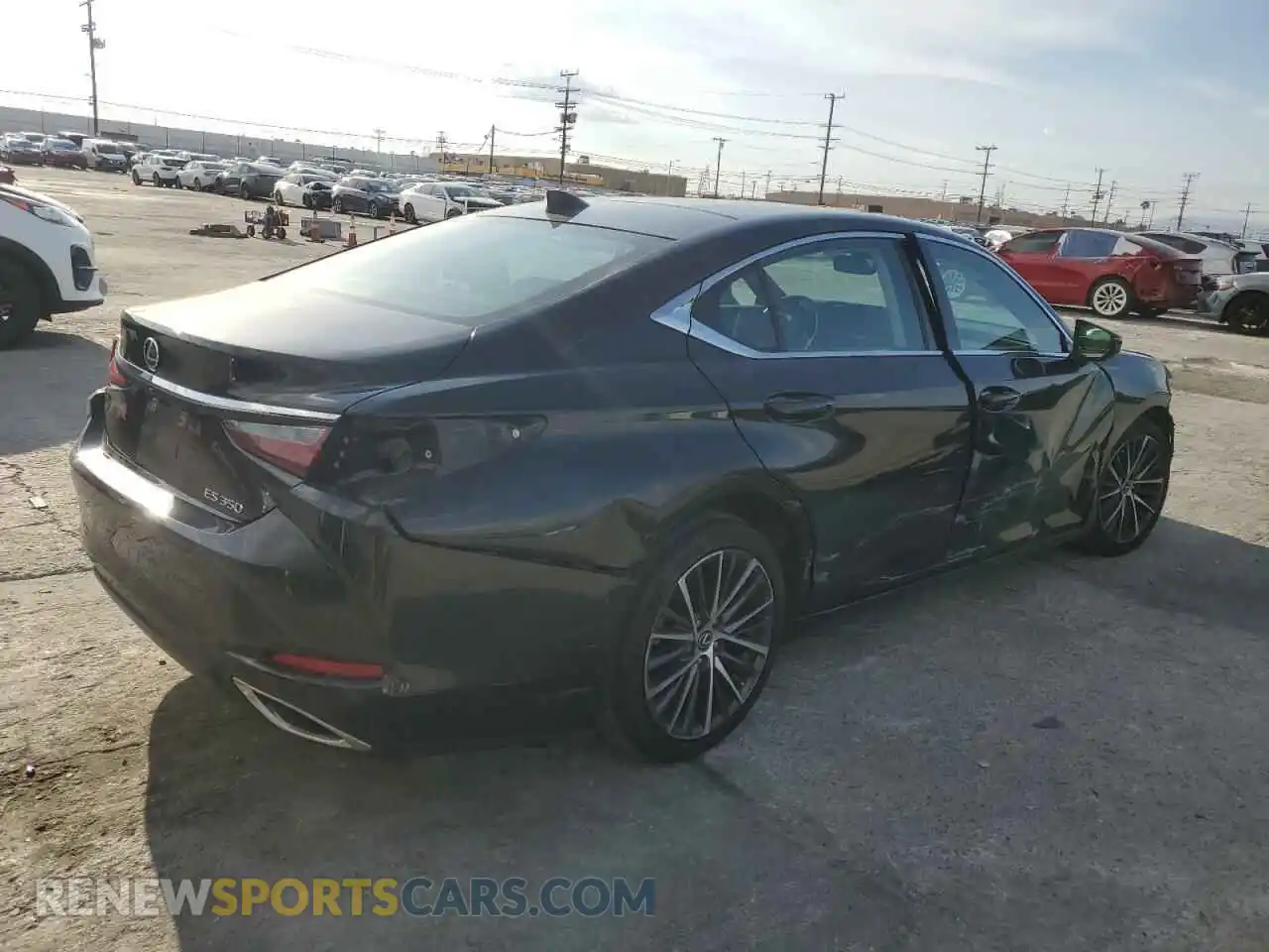 3 Photograph of a damaged car 58ADZ1B19NU118314 LEXUS ES350 2022