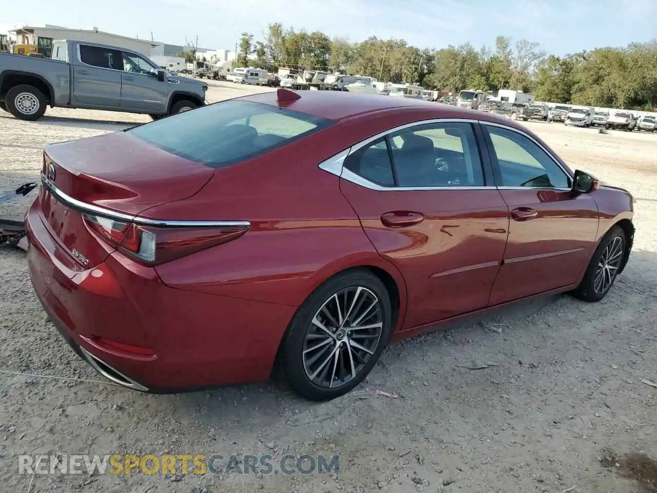 3 fotografías del automóvil dañado 58ADZ1B18RU166151 LEXUS ES350 2024