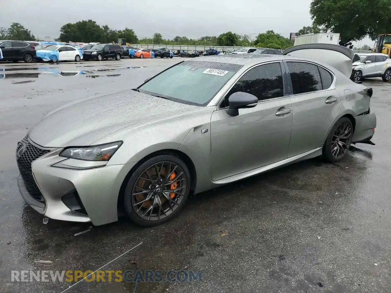 1 Фотография поврежденного автомобиля JTHBP1BLXKA002951 LEXUS GS-F 2019