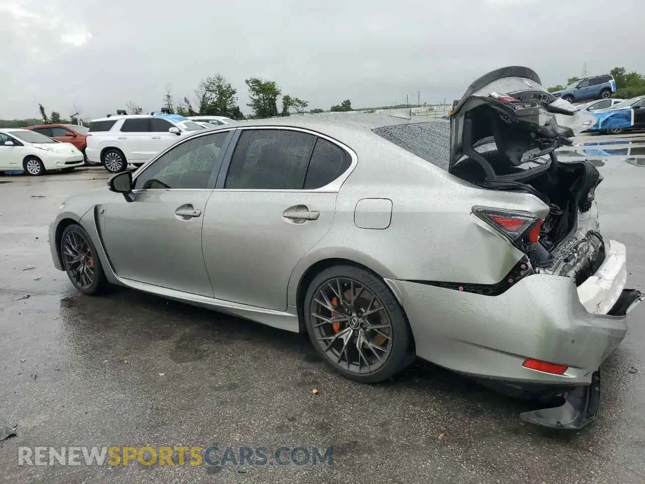2 Фотография поврежденного автомобиля JTHBP1BLXKA002951 LEXUS GS-F 2019