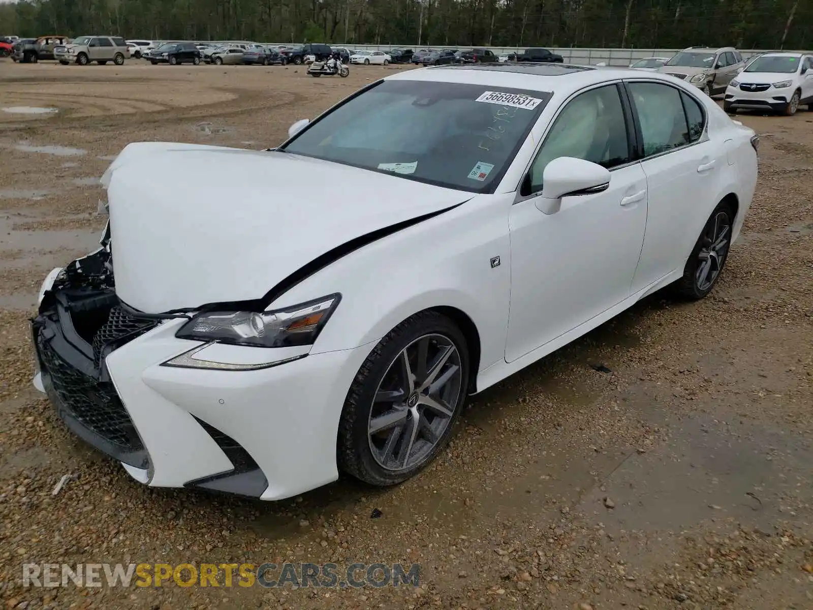 2 Photograph of a damaged car JTHBZ1BL0KA017470 LEXUS GS350 2019