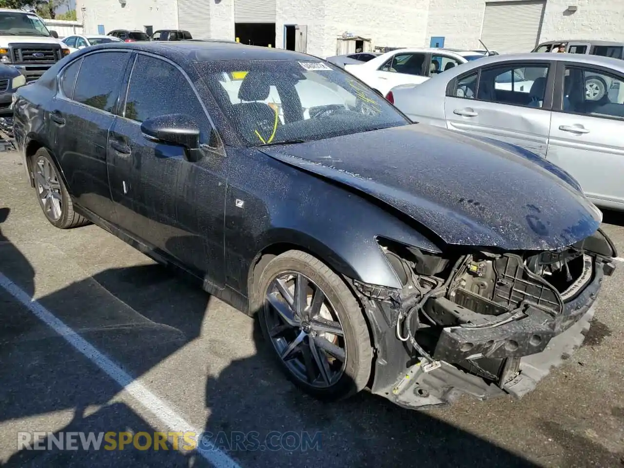1 Photograph of a damaged car JTHBZ1BL0KA017985 LEXUS GS350 2019