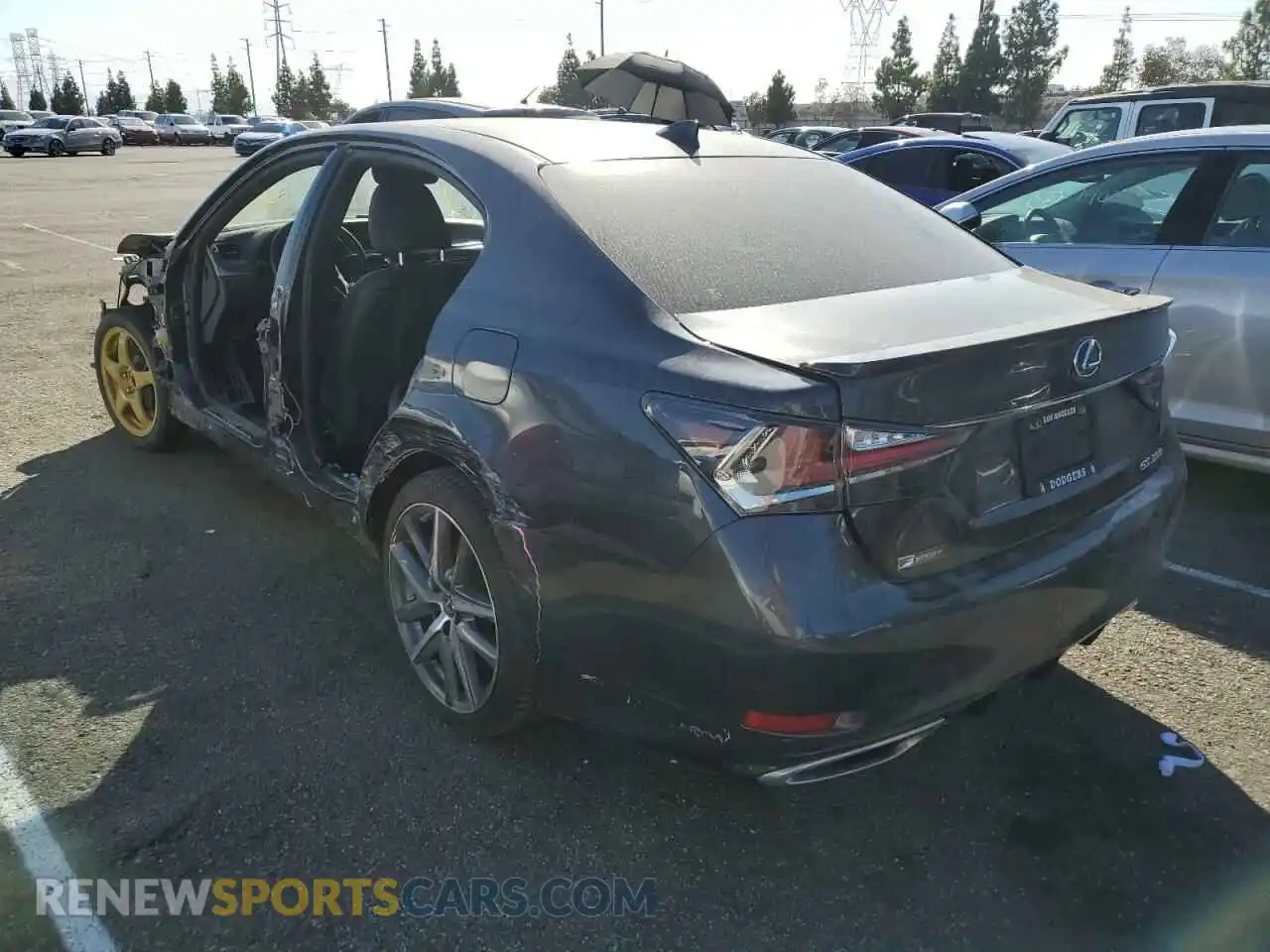 3 Photograph of a damaged car JTHBZ1BL0KA017985 LEXUS GS350 2019