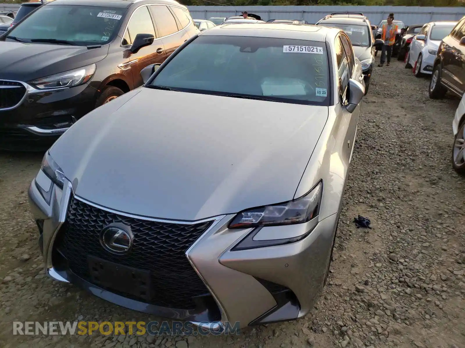 2 Photograph of a damaged car JTHCZ1BL5KA010549 LEXUS GS350 2019