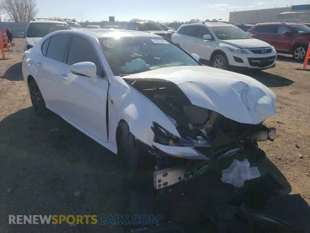 1 Photograph of a damaged car JTHEZ1CLXLA012869 LEXUS GS350 2020
