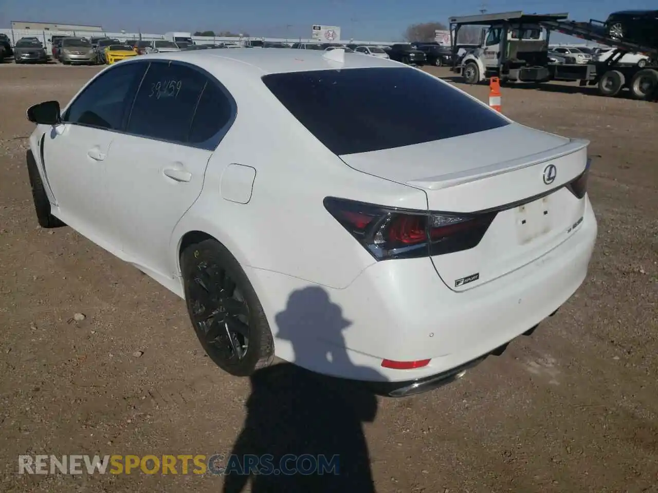 3 Photograph of a damaged car JTHEZ1CLXLA012869 LEXUS GS350 2020