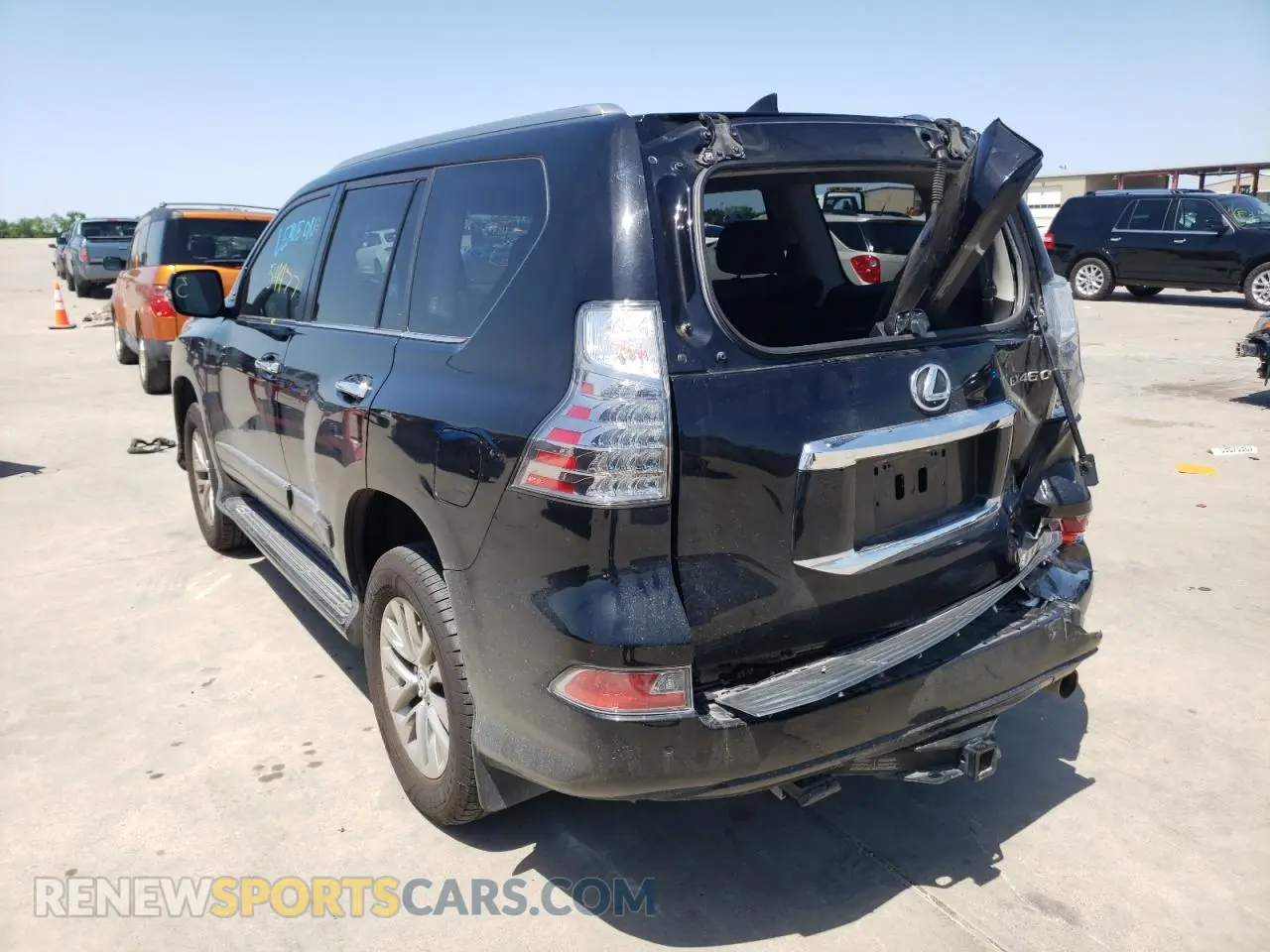 3 Фотография поврежденного автомобиля JTJBM7FX0K5217786 LEXUS GX 2019
