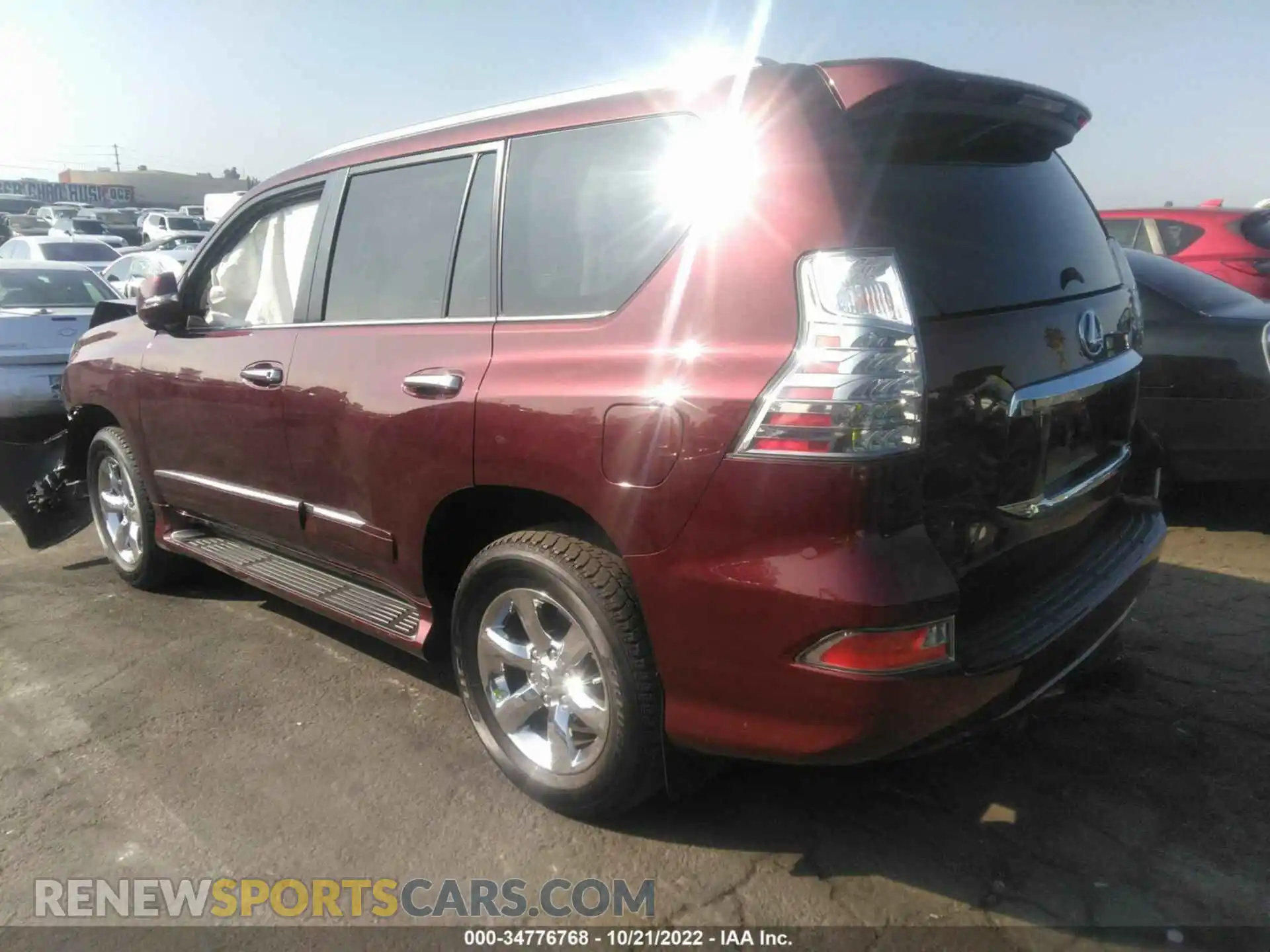 3 Фотография поврежденного автомобиля JTJBM7FX1K5234290 LEXUS GX 2019