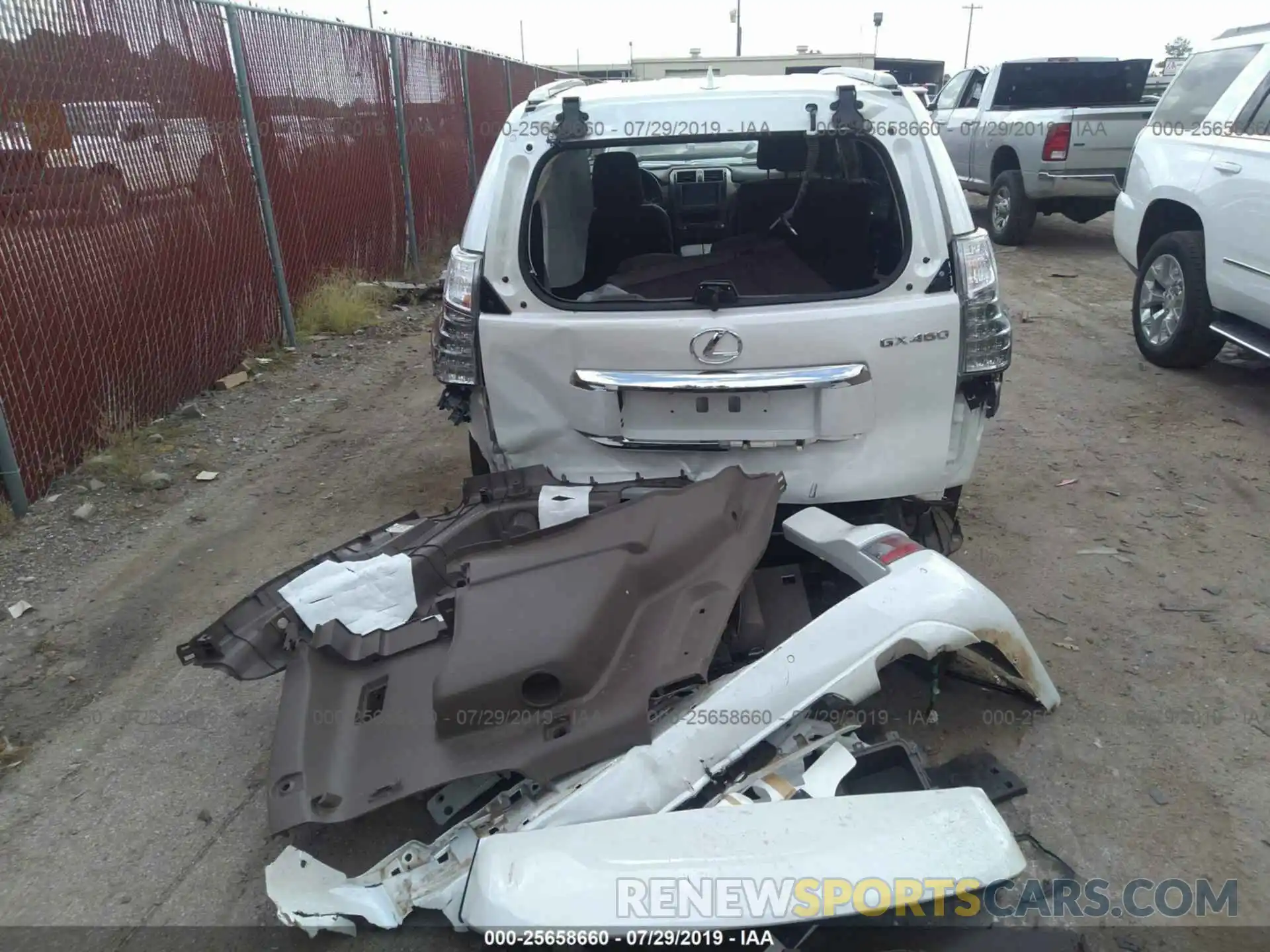 6 Photograph of a damaged car JTJBM7FX2K5214355 LEXUS GX 2019