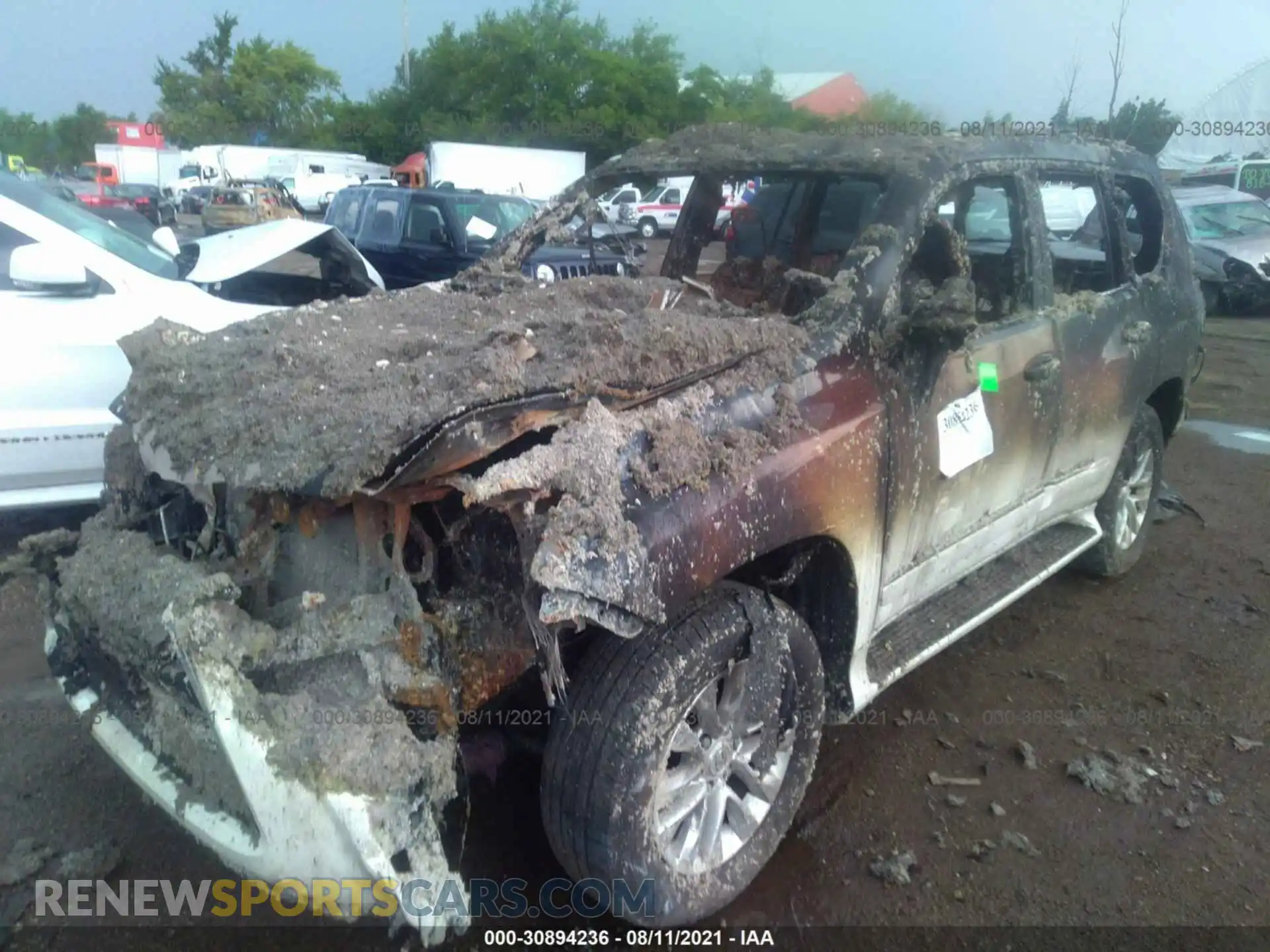 2 Photograph of a damaged car JTJBM7FX2K5215926 LEXUS GX 2019