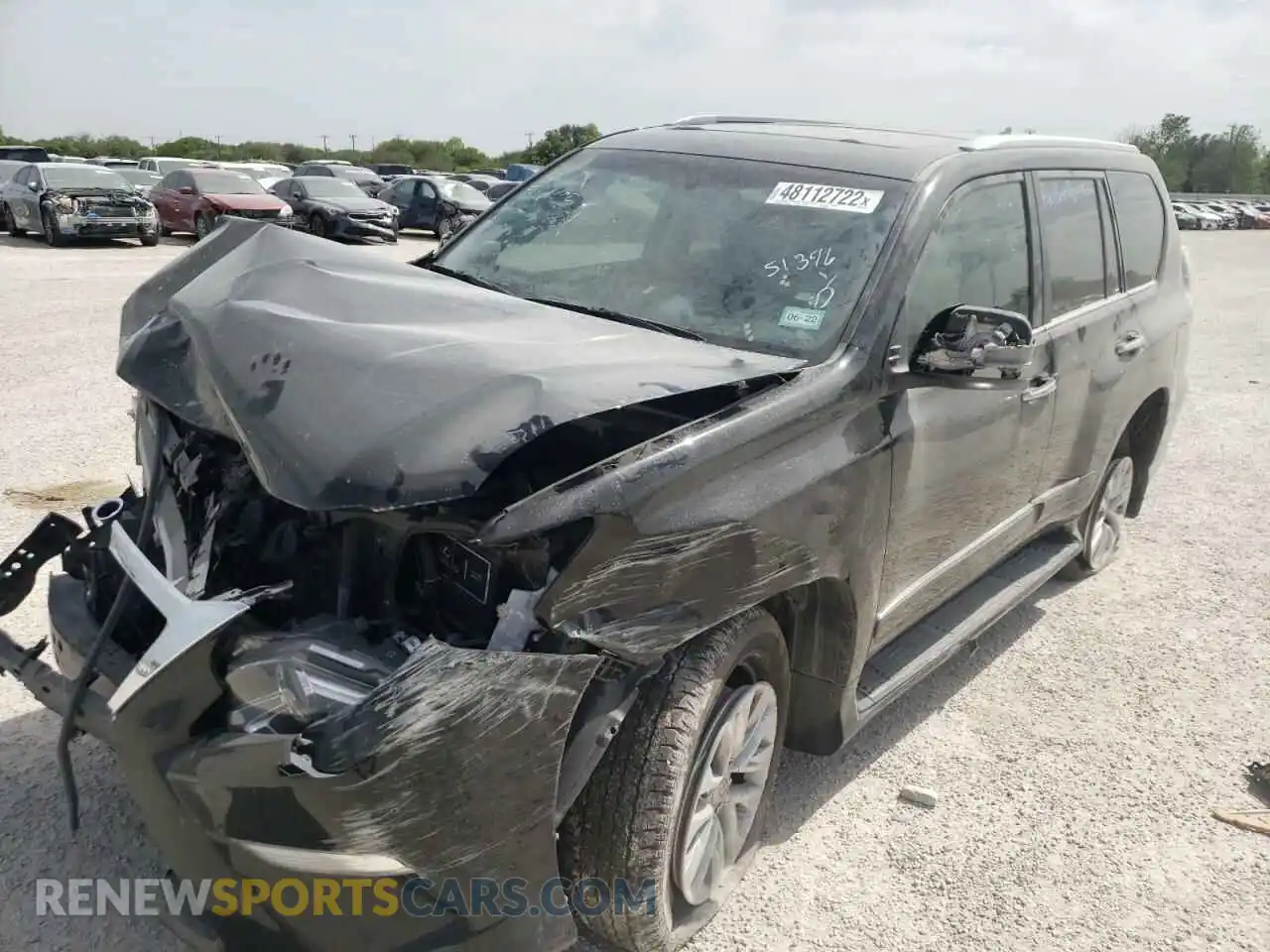2 Фотография поврежденного автомобиля JTJBM7FX3K5222609 LEXUS GX 2019