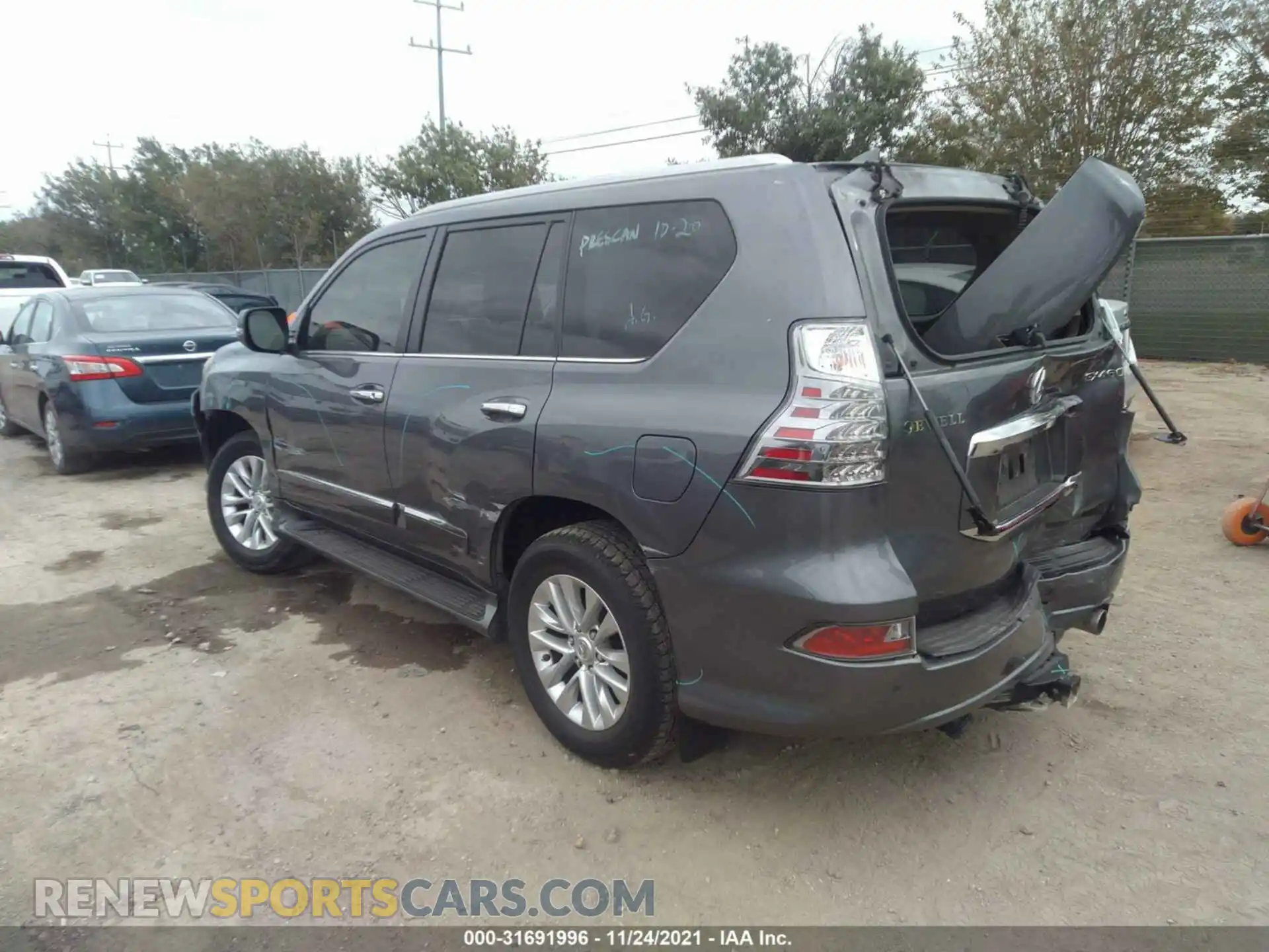 3 Фотография поврежденного автомобиля JTJBM7FX3K5238437 LEXUS GX 2019