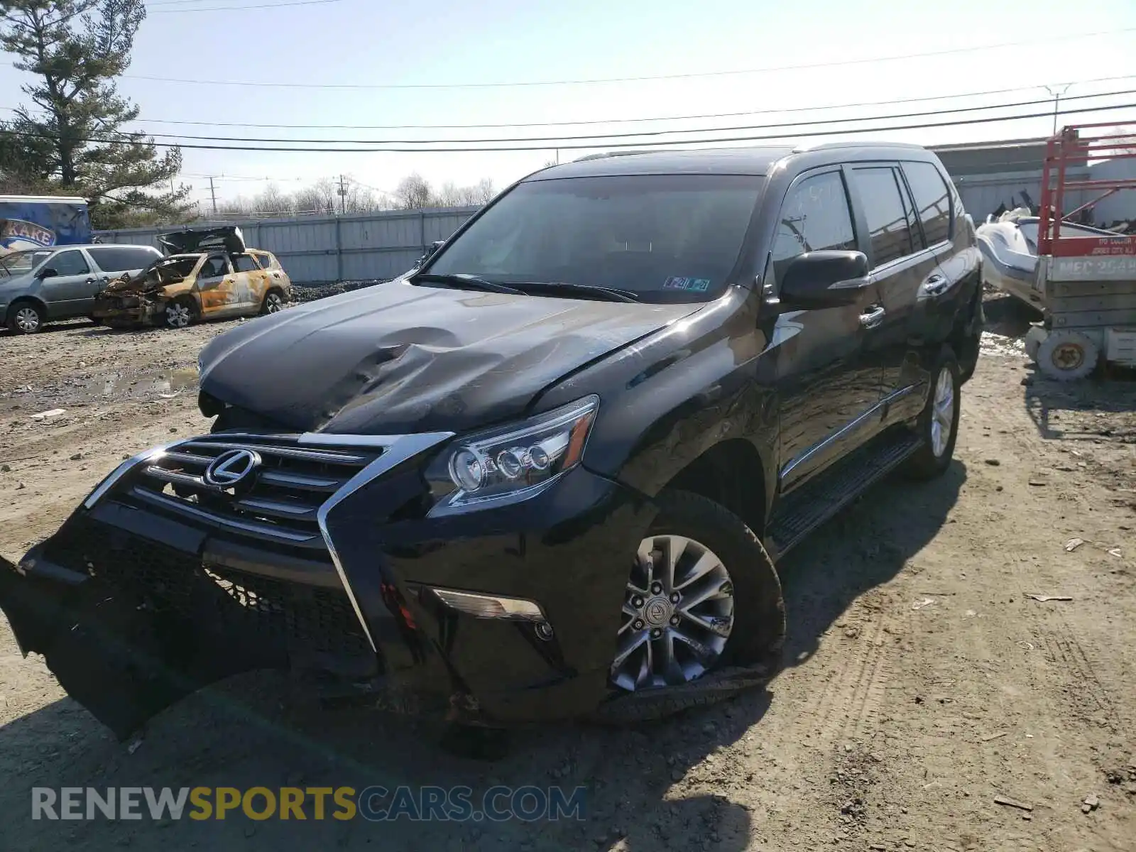 2 Photograph of a damaged car JTJBM7FX5K5220764 LEXUS GX 2019