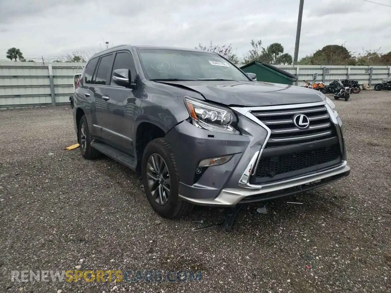 1 Photograph of a damaged car JTJBM7FX8K5227403 LEXUS GX 2019