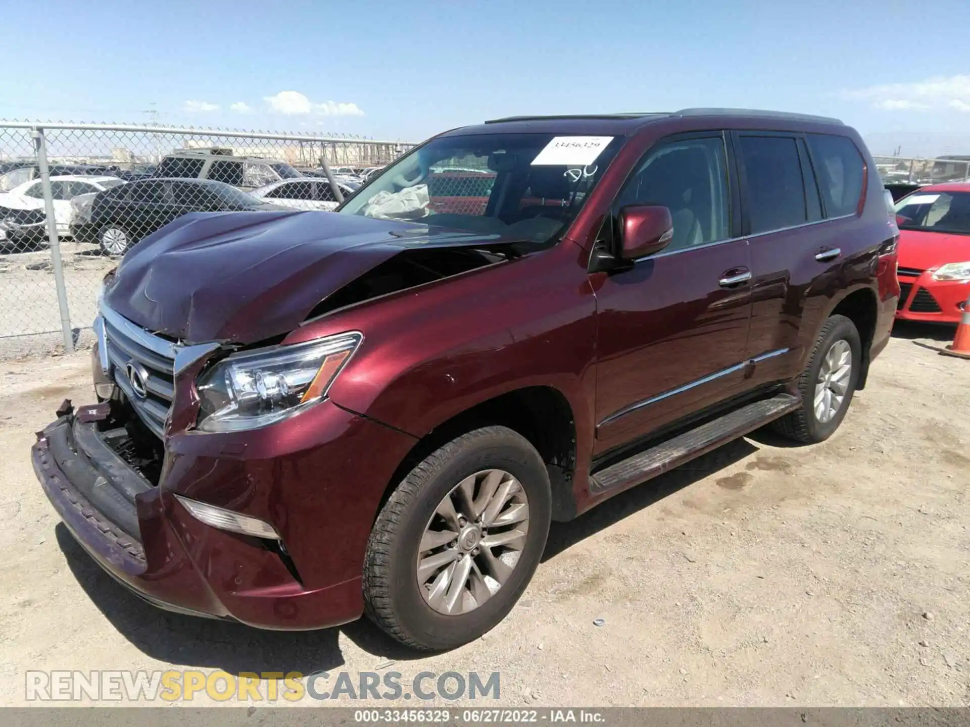 2 Фотография поврежденного автомобиля JTJBM7FXXK5217486 LEXUS GX 2019