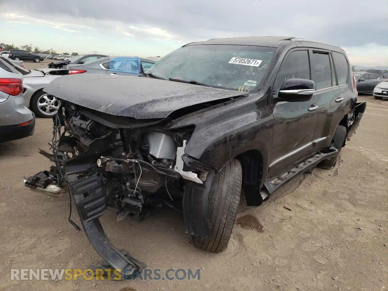 2 Фотография поврежденного автомобиля JTJBM7FXXK5237933 LEXUS GX 2019