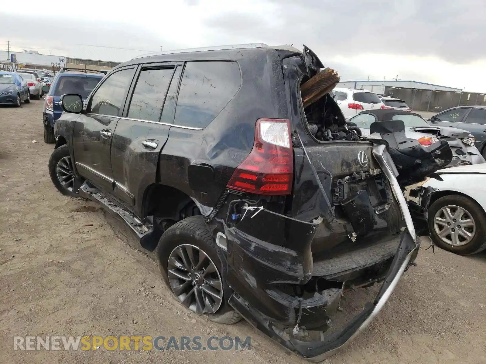 3 Фотография поврежденного автомобиля JTJBM7FXXK5237933 LEXUS GX 2019